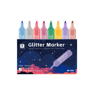 Ensemble de marqueurs à double pointe colorés et brillants, marqueurs à base d'alcool pour le dessin simple à la maison et la pratique des cours d'art scolaire
