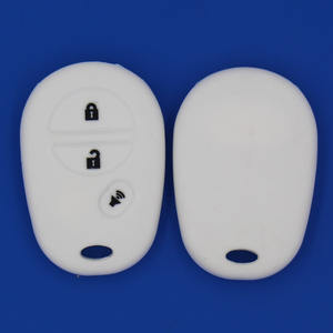 シリコンキーフォブカバーケースは、トヨタミライランドクルーザーフォーチュナー20192020リモートキーレスキーリングホルダーの肌を保護します - Product Image 4