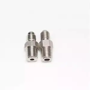 Best Quality Channel Thread Connector Adjustable Hose Connector Stainless Steel JIC NPT Male Hydraulic Fittings Tube Adapter