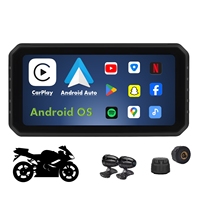 Système de navigation pour moto Zmecar, système d'exploitation Android, écran tactile de 6,25 pouces, CarPlay, Android Auto, Mirror Link, GPS, DVR, BT, WIFI