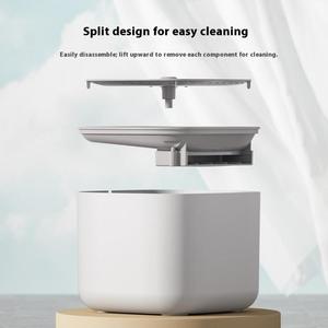 Fontaine à eau automatique de haute qualité pour animaux de compagnie – Innovante et écologique avec bols en plastique carbone solide remplaçables – Distributeur d'eau carré pour chiens - Product Image 4
