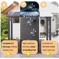 Techo de Pérgola Motorizado con Persianas, Kits de Techo Eléctrico, Sombras para Patio, Pérgolas en Venta