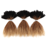 Mèches à Tresser Abordables Très Vendues Cheveux Humains Brésiliens Naturels Crépus en Vrac Lots de Cheveux Afro Crépus 4C Boucles Crépues pour Tresses