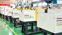 Moule d'injection plastique sur mesure avec cavité de précision, broches de guidage et blocs de verrouillage pour boîtiers électroniques, fabrication OEM