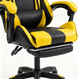Sedia da Gaming OEM ODM con Poggiapiedi, Lussuosa ed Ergonomica, Reclinabile con Cuscino a Molle Insacchettate per E-Sports e Internet Cafe - Product Image 6