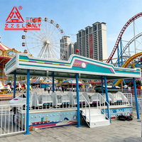 Nouvel équipement de parc d'attractions, mini-roller coaster à grande vitesse pour enfants, Paradise Indoor High-speed Rail