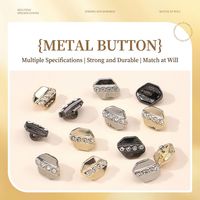 Boutons-pression personnalisés en alliage de zinc concave, écologiques, lavables, élégants et décoratifs pour chemises, manteaux et vestes