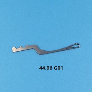 Aiguille à ressort <span class=keywords><strong>Karl</strong></span> Mayer 46.60 Raschel 44.96 en acier métallique, pièces détachées pour machines à tricoter, état neuf ou d'occasion - Product Image 3