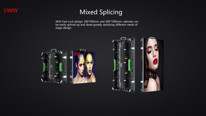 5X3 sistema <span class=keywords><strong>completo</strong></span> Display a spettro <span class=keywords><strong>completo</strong></span> connessione cablata P2.9 P3.91 <span class=keywords><strong>Video</strong></span> pannello Led interno - Product Image 3