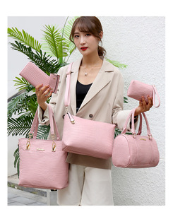 Nuevos Bolsos de Mano de Lujo a la Moda, Juego de 6 Piezas, Bolsos de Mano a Cuadros para Mujer, Bolso de Hombro Femenino, Bolso Cruzado para Viajes y Compras - Product Image 6