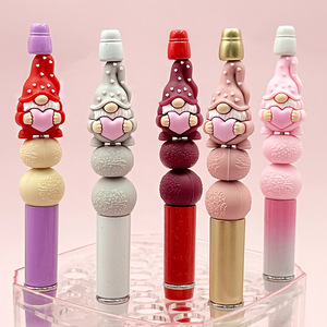 Cuentas de silicona de gnomos de dibujos animados para pulseras DIY, llaveros y accesorios de joyería Primavera 2026 - Product Image 1