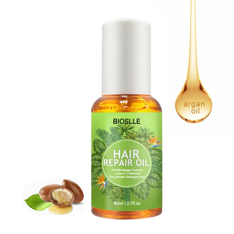 Özel etiket organik Argan yağı tamir anti-kaşıntı besleyici tedavi derisi onarım yağı kırık saç
