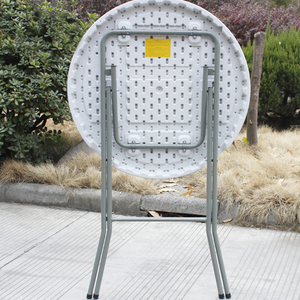 BJFlamingo küçük yuvarlak taşınabilir yüksek üst kokteyl masası Modern tasarım plastik katlanır ev mobilya ev oturma odası Bar kullanımı - Product Image 3