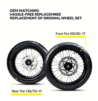 Kit de pneus Ultra Bee/Talaria MX4/MX5 17 pouces 100/80 130/70-17, pneus tout-terrain boue, motocross, enduro, e-moto, performance