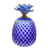 Bouteille d'huile essentielle classique en verre cristal sculpté et gravé, diffuseur d'aromathérapie, vase décoratif, artisanat, décoration intérieure