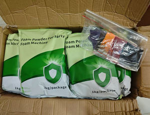 Topflashstar Eco Friendly 1KG Espuma Em Pó Atende 300kg Segurança da Água Inofensivo e Não Irritante para Espuma Festa Máquina - Product Image 4
