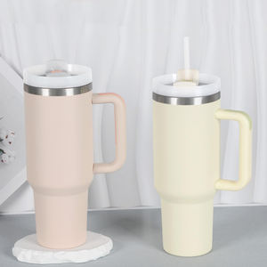 Gobelet isotherme en acier inoxydable de 40 oz avec poignée, pour boissons froides et chaudes, idéal pour le <span class=keywords><strong>camping</strong></span> et les voyages, maintien de la température de 12 à 24 heures - Product Image 4