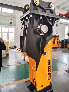 For Hydraulic Breaker SQ120 28-35T Excavator Yellow Heavy Duty <b>Hammer</b> 2921kg Weight Pressure Vessel Core Components 1 Year - Product Image 2