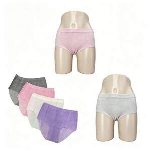 Braguitas desechables para mujer al por mayor de fábrica OEM ODM, ropa interior de tela no tejida, algodón puro, talla personalizada - Product Image 1