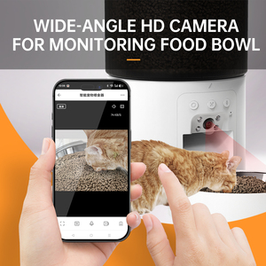 4L Plastic Smart Pet <strong>Feeder</strong> with 2 Mega Pixel HD Camera WiFi 2.4G 5G App Control Automatic <strong>Cat</strong> Dry Food Dispenser - Product Image 2