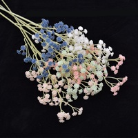 Décoration de mariage bleu clair, fournitures de fleurs artificielles bon marché, vente en gros
