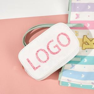 Bolsa de Maquillaje Yuhomg de Gran Capacidad, Bolsa de Almacenamiento para Cuidado de la Piel, con Logotipo Bordado, Portátil, para Viajes, Cosméticos, para Mujer - Product Image 2