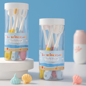 Brosse à dents à poils souples Little Cow Adventure Square Hole pour enfants de 3 à 12 ans, soins dentaires, usage domestique - Product Image 4