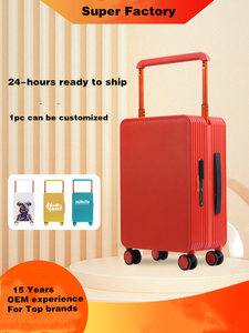 Customized Luggage 20 <strong>24</strong> <strong>Inch</strong> Wide Trolley <strong>Suitcase</strong> Large Capacity Travel Carry on Promotion Gift <strong>Suitcase</strong> With Logo Printing - Product Image 2
