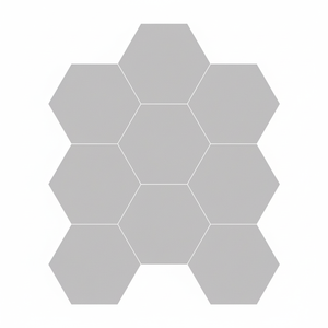 Step Riser กระเบื้องโมเสคเหล็กสีเทา98มมกระเบื้องโมเสคพอร์ซเลนเต็มรูปแบบกระเบื้องหกเหลี่ยมสำหรับห้องน้ำห้องครัว262x300mm ผนังกลางแจ้ง - Product Image 1