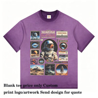 T-shirt vintage personnalisé style OEM, lavé et à épaules tombantes, en 100 % coton, effet dégradé bicolore, unisexe