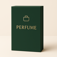 Boîte rigide de luxe à fermeture magnétique en matériaux recyclés, papier d'art pour parfum, impression quadricolore personnalisable, cadeau