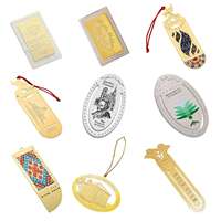 Marcapáginas Magnéticos de Aleación Modernos Personalizados para Niños, Impresión Tipográfica, Esmalte Suave, 3D/Doble Cara, para Uso Artístico y Coleccionable
