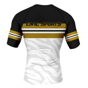 Ropa deportiva de secado rápido personalizable de manga corta para hombre, ropa deportiva antibacteriana, impresión por sublimación - Product Image 4