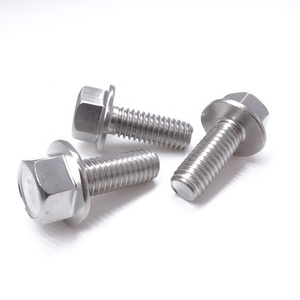 M18 mặt bích Bolt 18-8 thép không gỉ hình lục giác mặt bích Bolt với mặt bích răng cưa - Product Image 6