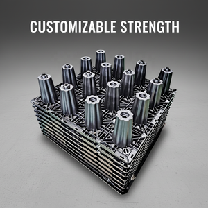 Système de réservoirs modulaires d'infiltration des eaux pluviales en PP haute résistance pour les côtés des autoroutes : capacité de charge de 60 tonnes avec géotextile imperméable - Product Image 4