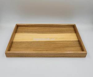 Plateau rectangulaire en bois d'acacia 35x25x3cm-Plateau en bois de qualité supérieure pour thé, fruits, pain-OEM Service - Product Image 5