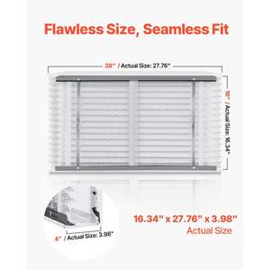 แผ่นกรองอากาศ merv 11แบบไฟฟ้าสถิตขนาด16x28x4 2แพ็คตัวกรองอากาศสำหรับเตาหลอมและระบบ HVAC - Product Image 4