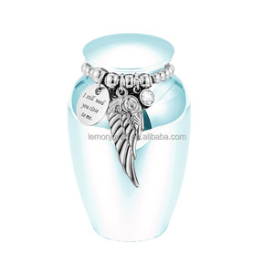 Urna per Animali Domestici in Lega di Alluminio a Forma di Ali d'Angelo, Contenitore Commemorativo Personalizzabile per Ceneri di Cani e Gatti - Product Image 2