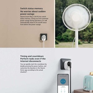Enchufe Inteligente 2 Wi-Fi EU, Diseño Deslizante Universal, Enchufe Inteligente con Monitoreo de Energía, 3680W, Control Remoto, Asistente de Voz - Product Image 2