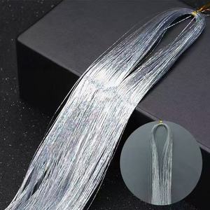 Extensiones <span class=keywords><strong>de</strong></span> Cabello Trenzado Sintético Recto <span class=keywords><strong>de</strong></span> 90 cm, Resistentes al Calor, con Brillo Brillante, para Fiestas - Product Image 5