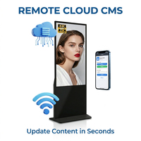 Pantalla LCD Digital para Carteles, Android WiFi con Animación y Gráficos para Publicidad Comercial en Uso en Metro y Ascensores