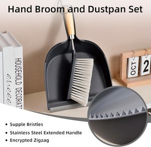 Bamboo & Stainless Steel Series Cleaning <b>Brush</b> Set Dishwashing Bottle Cup Kitchen Pot Dish Floor <b>Scrub</b> <b>Brush</b> Cleaner - Product Image 3