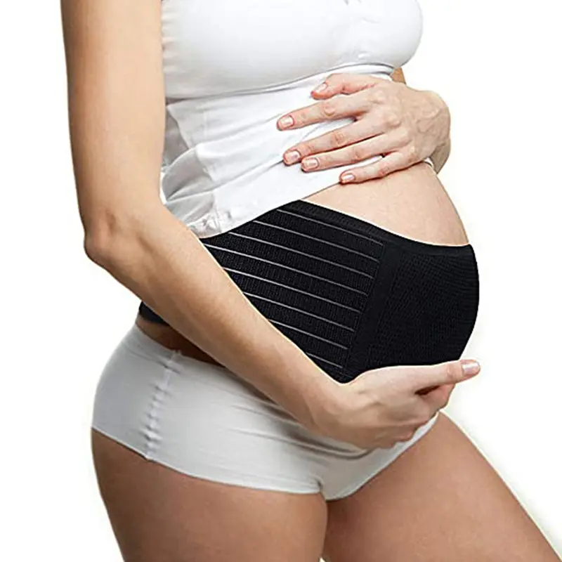 Cinturón de maternidad de malla transpirable para el cuidado abdominal cómodo personalizado para mujeres embarazadas