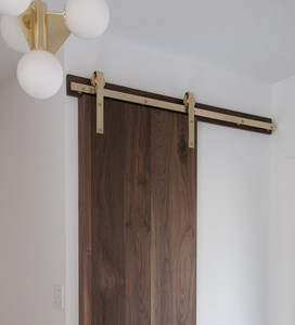 Or brossé quincaillerie de porte coulissante - Product Image 3