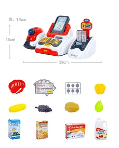 Fingir jogar dinheiro child's supermercado interativo jogar dinheiro registrar brinquedo