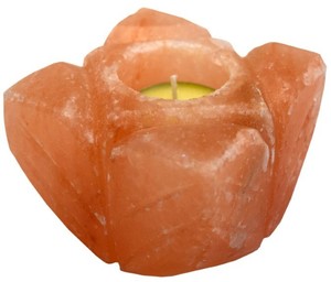 Support de bougie chauffe-plat en forme de fleur de sel de l'Himalaya, fait main, en sel rocheux naturel, décoration d'ambiance pour la maison, vente en gros - Product Image 5