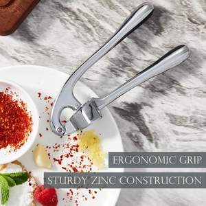 Alta calidad OEM embalaje personalizado colores aleación de zinc cocina ajo jugo herramientas pelador ajo prensa trituradora - Product Image 3
