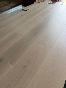 Suelo de <span class=keywords><strong>Parquet</strong></span> de Madera de Roble Blanco Europeo, Multicapa, de 240 mm, con Acabado Cepillado y <span class=keywords><strong>Pintura</strong></span> UV, Tipo Sólido - Product Image 6