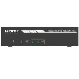 Répartiteur et prolongateur vidéo 4K60 1x2 avec <span class=keywords><strong>HDMI</strong></span> sur Cat6/6a/7, comprend 2 récepteurs et prend en charge HDR, HDCP 2.2, YCbCr 4:4:4, IR - Product Image 6