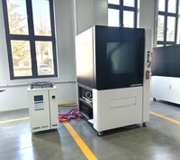 Machines de découpe laser à fibre CNC ACCTEK Mini 6060 6090 1500w 2000w 3000w avec couvercle entièrement fermé